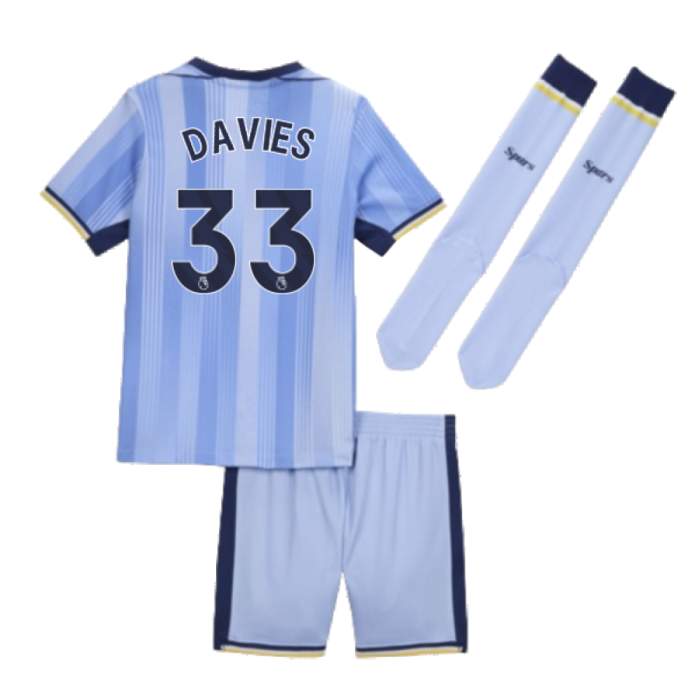 2024-2025 Tottenham Hotspur Away Mini Kit (Davies 33)