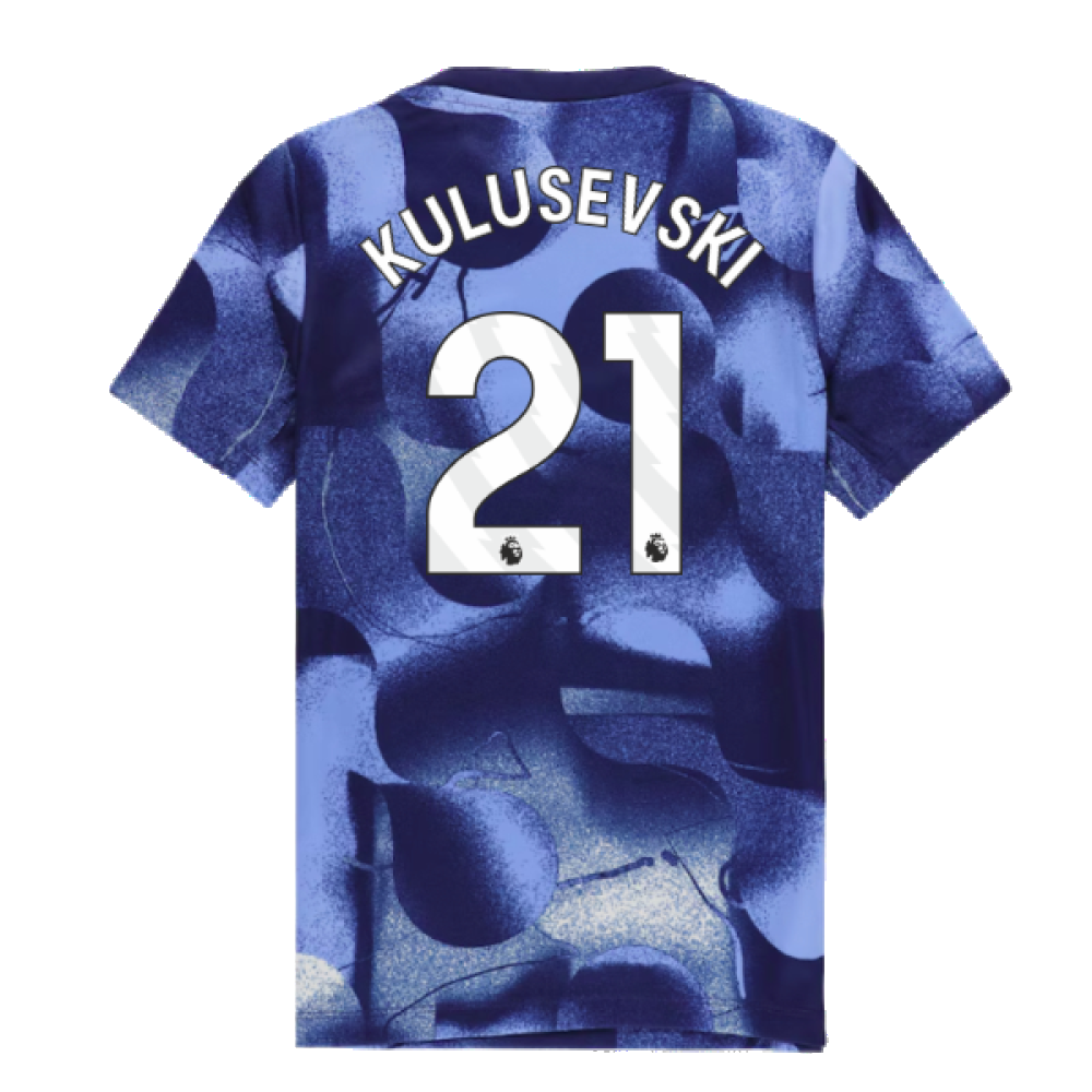 2024-2025 Tottenham Hotspur Dri-FIT Match Shirt (Blue) - Kids (Kulusevski 21)