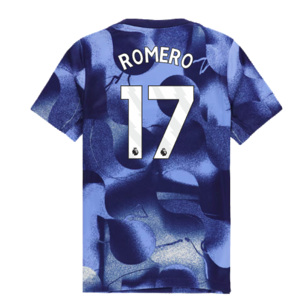 2024-2025 Tottenham Hotspur Dri-FIT Match Shirt (Blue) - Kids (Romero 17)