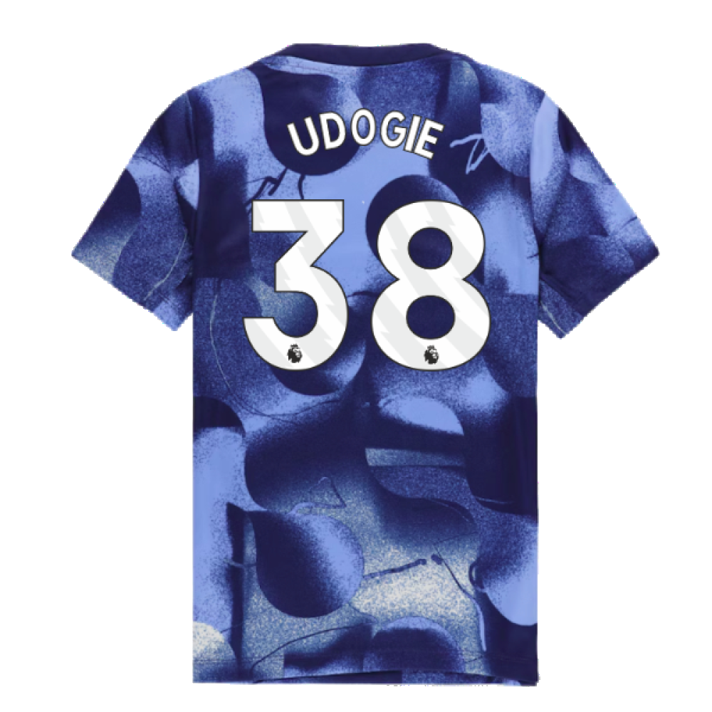 2024-2025 Tottenham Hotspur Dri-FIT Match Shirt (Blue) - Kids (Udogie 38)