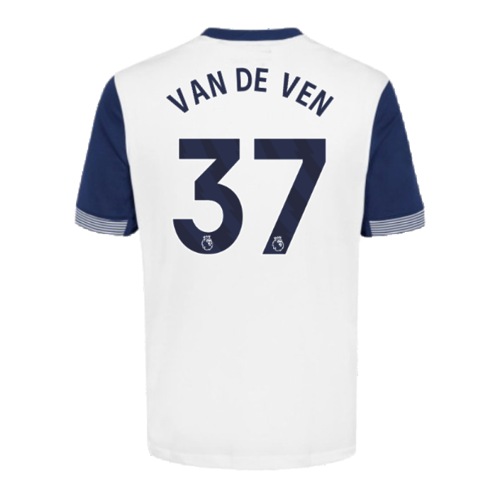 2024-2025 Tottenham Hotspur Home Shirt (Kids) (Van De Ven 37)