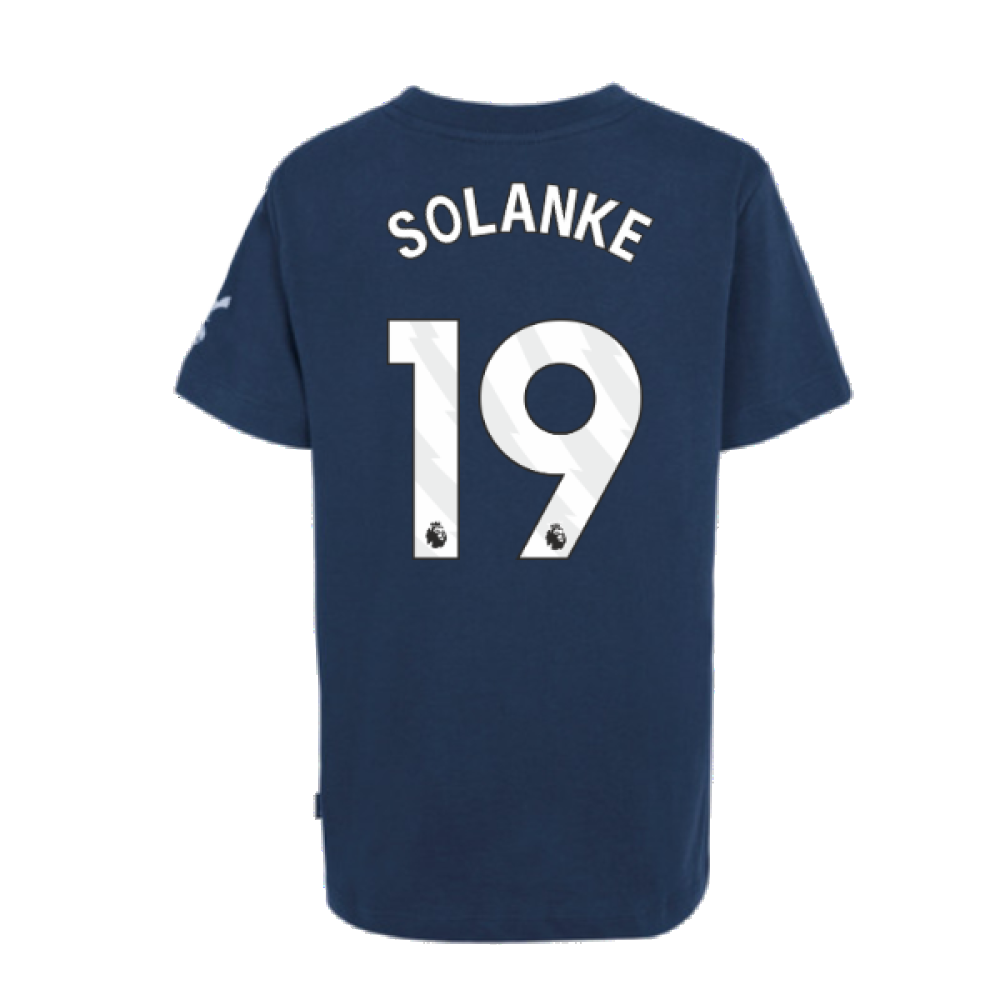 2024-2025 Tottenham Hotspur Just Do It T-Shirt (Navy) - Kids (Solanke 19)