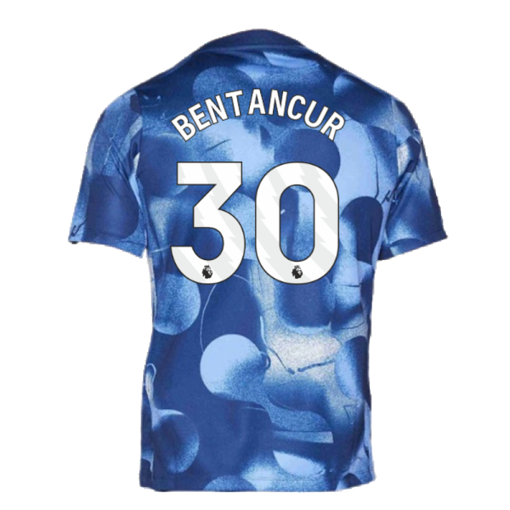 2024-2025 Tottenham Pre-Match Shirt (Binary Blue) (Bentancur 30)