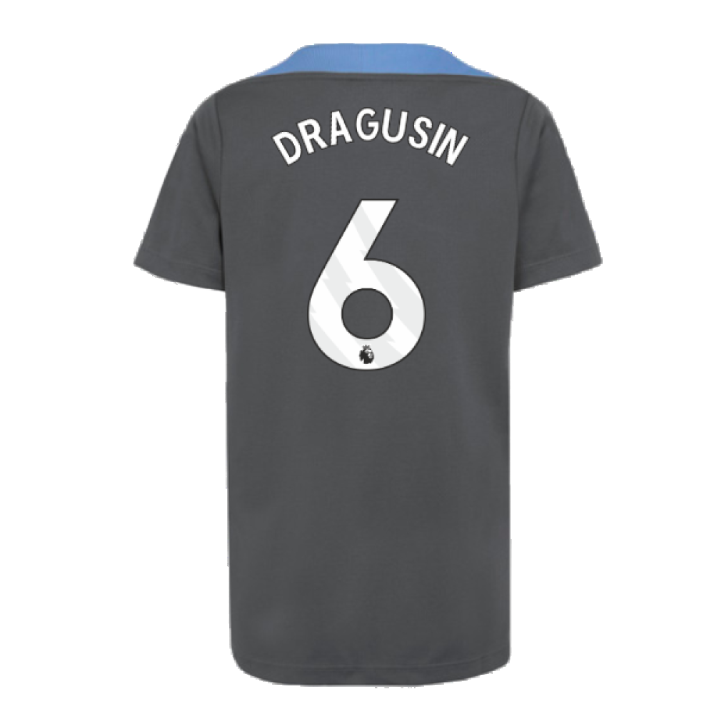 2024-2025 Tottenham Strike Dri-Fit Shirt (Dark Grey) - Kids (Dragusin 6)