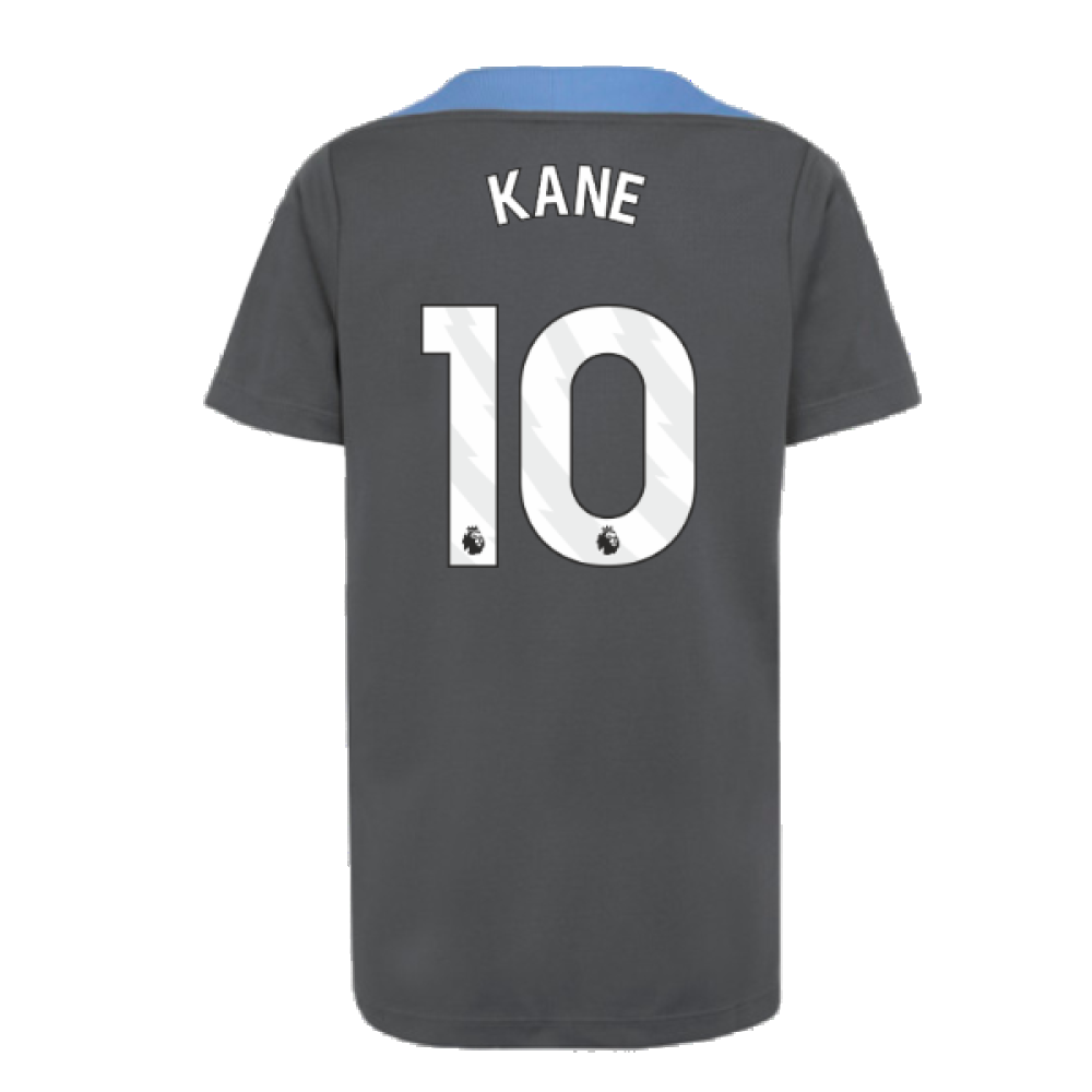 2024-2025 Tottenham Strike Dri-Fit Shirt (Dark Grey) - Kids (Kane 10)