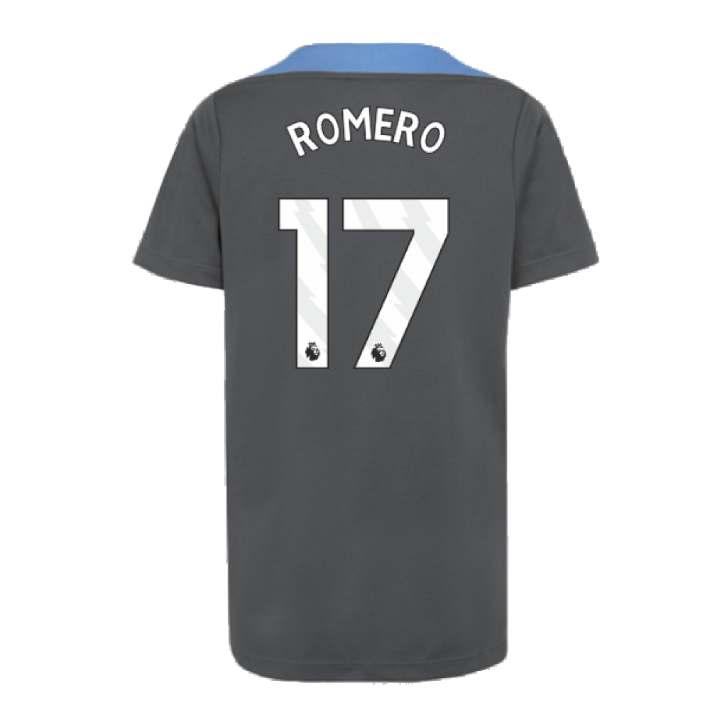 2024-2025 Tottenham Strike Dri-Fit Shirt (Dark Grey) - Kids (Romero 17)