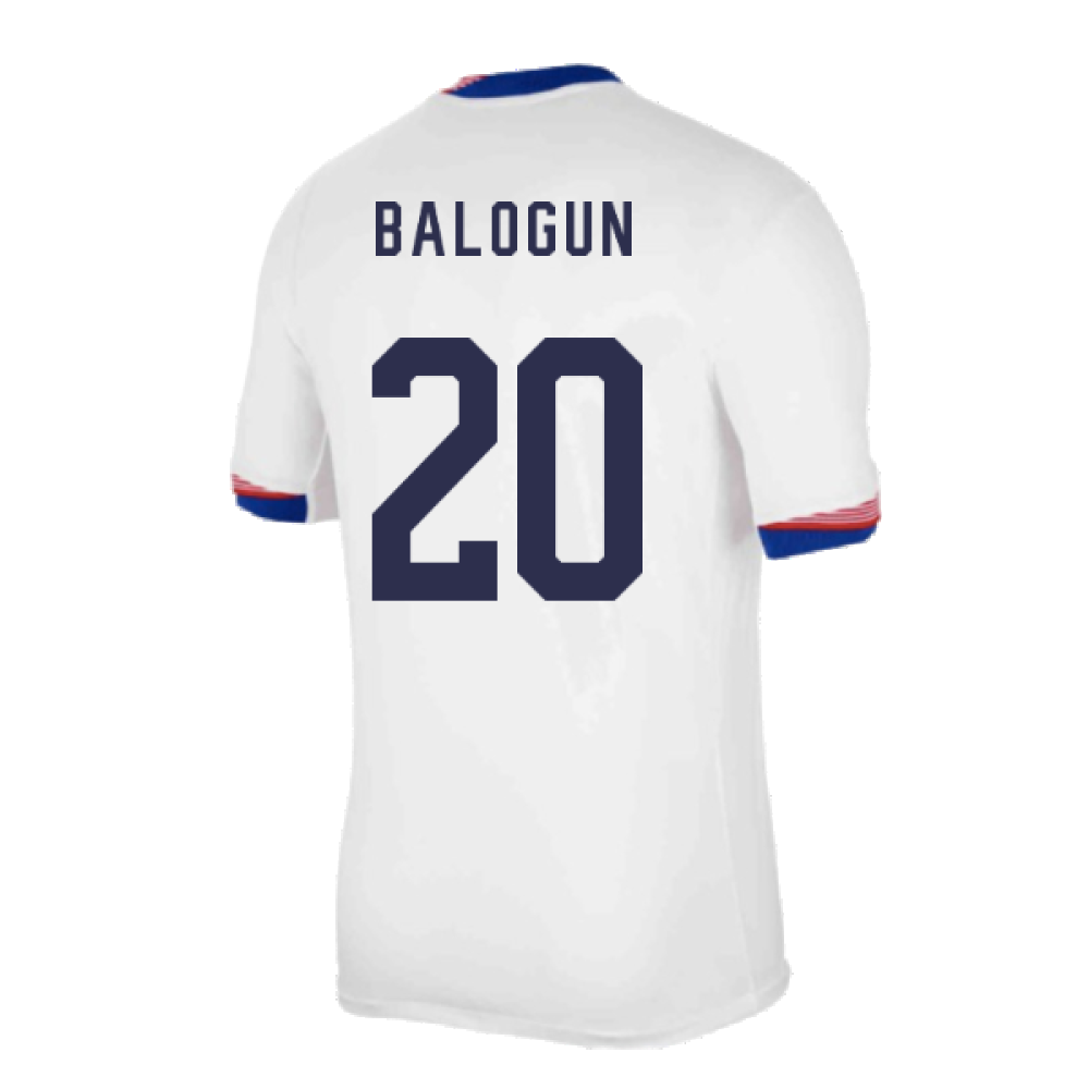 2024-2025 United States USA Home Shirt (BALOGUN 20)