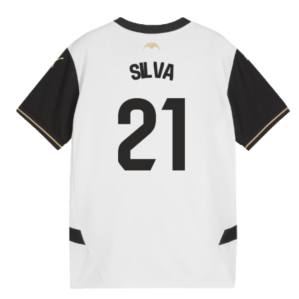 2024-2025 Valencia Home Shirt (Kids) (Silva 21)