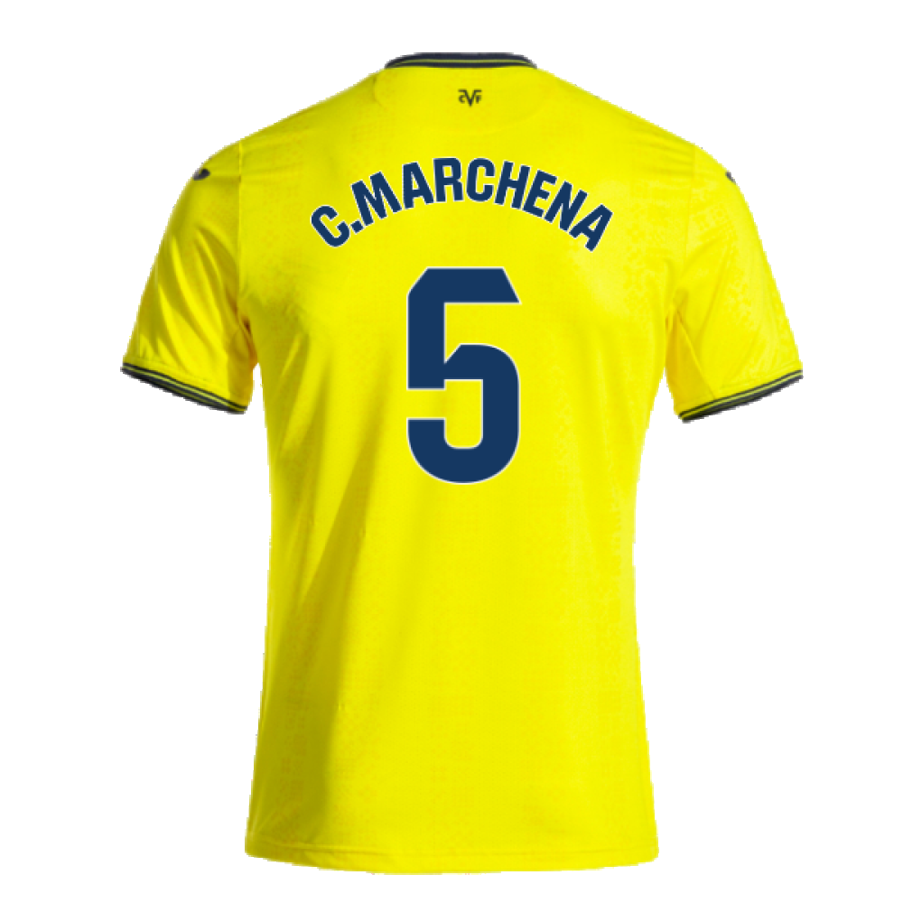 2024-2025 Villarreal Home Shirt (C.Marchena 5)