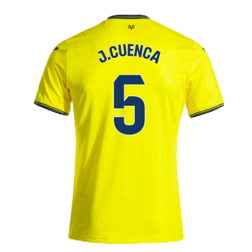 2024-2025 Villarreal Home Shirt (J.Cuenca 5)