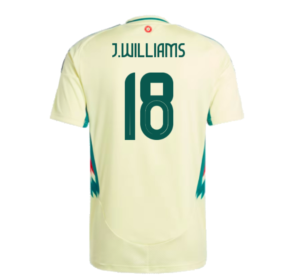 2024-2025 Wales Away Shirt (J.Williams 18)