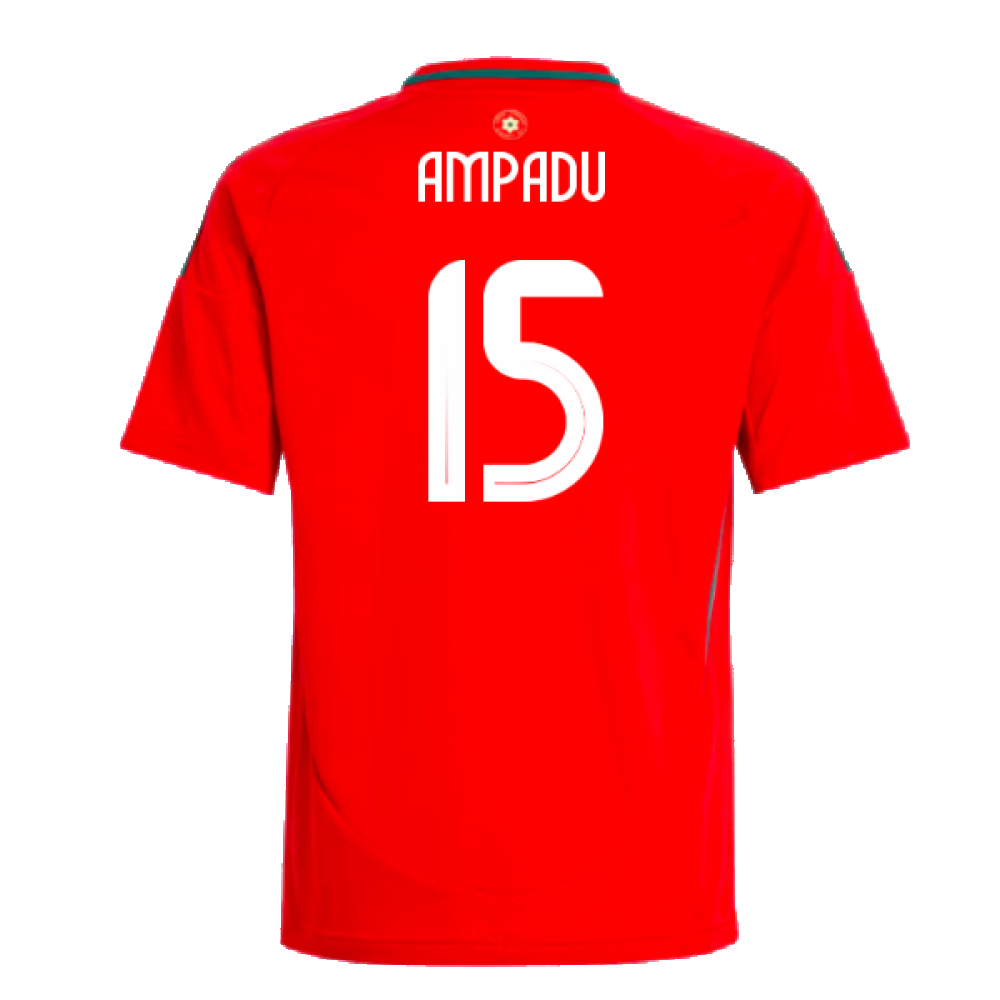 2024-2025 Wales Home Shirt - Kids (Ampadu 15)