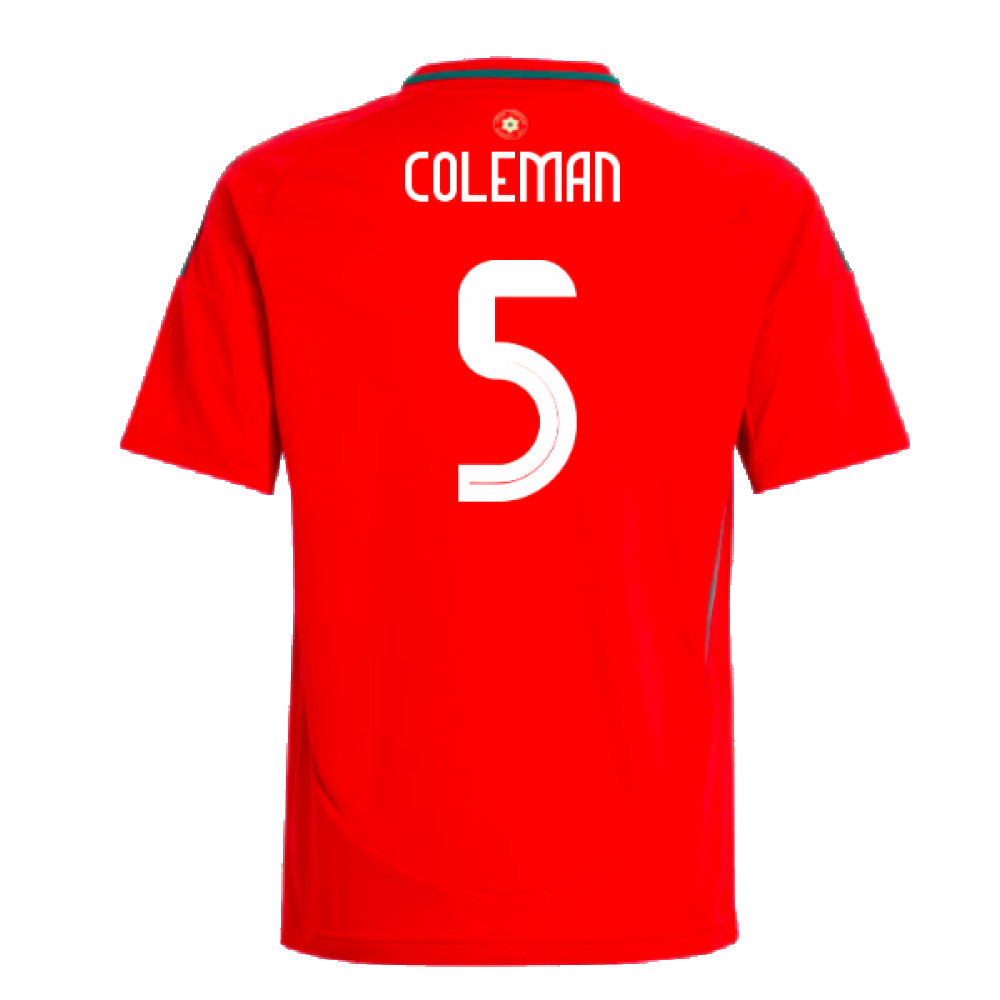 2024-2025 Wales Home Shirt - Kids (Coleman 5)