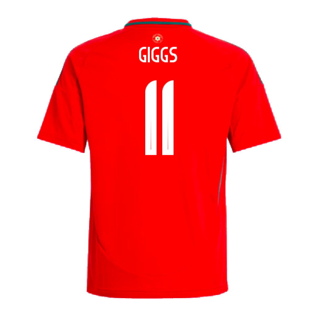 2024-2025 Wales Home Shirt - Kids (Giggs 11)