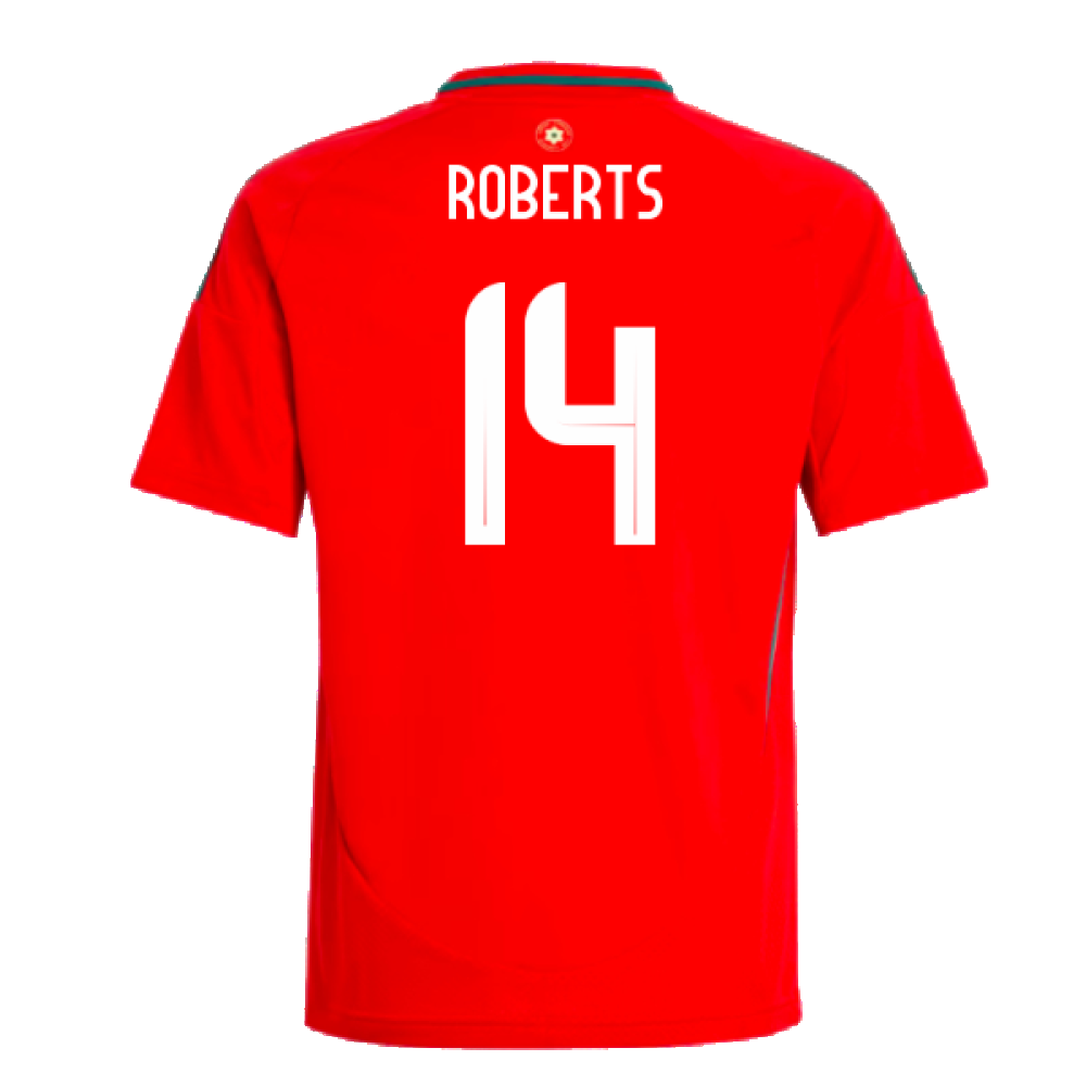 2024-2025 Wales Home Shirt - Kids (Roberts 14)