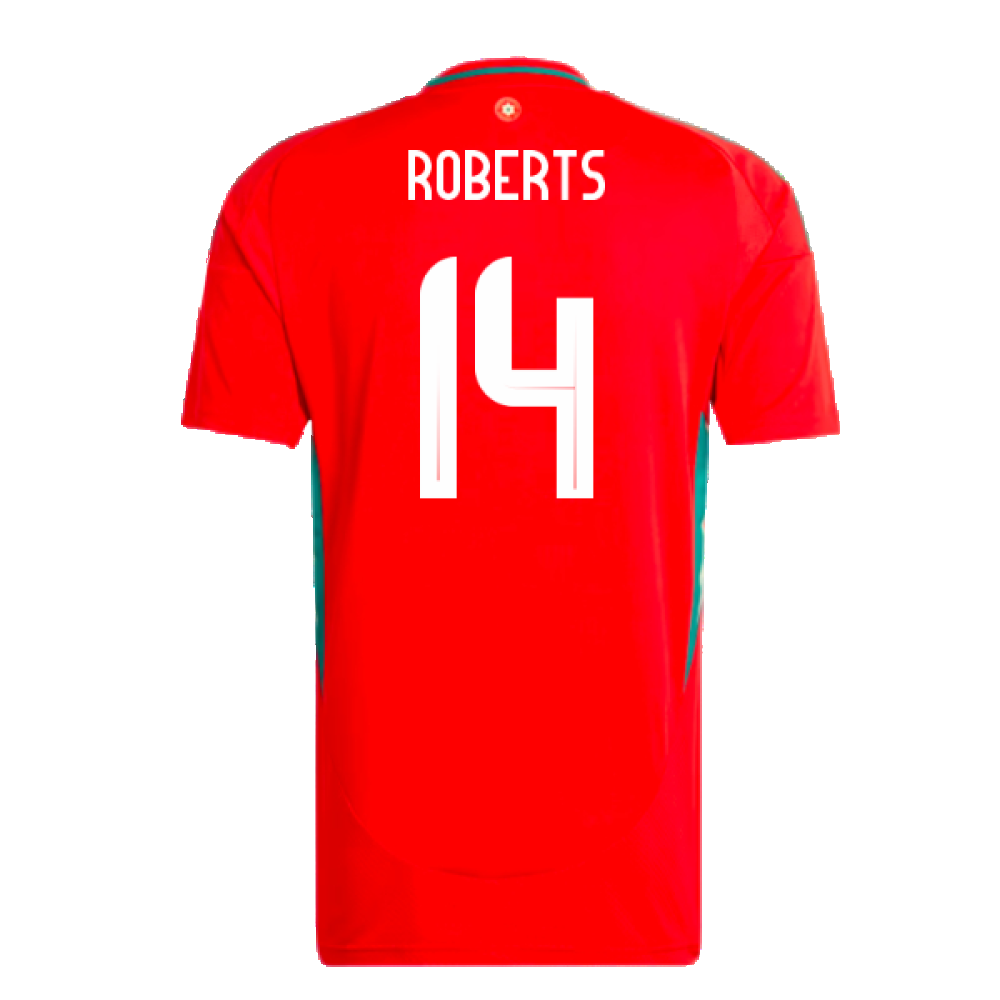 2024-2025 Wales Home Shirt (Roberts 14)