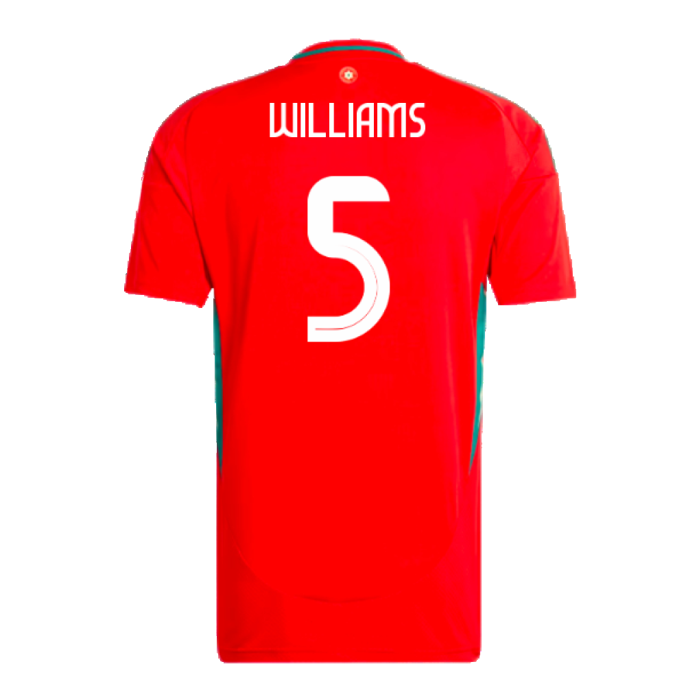 2024-2025 Wales Home Shirt (Williams 5)