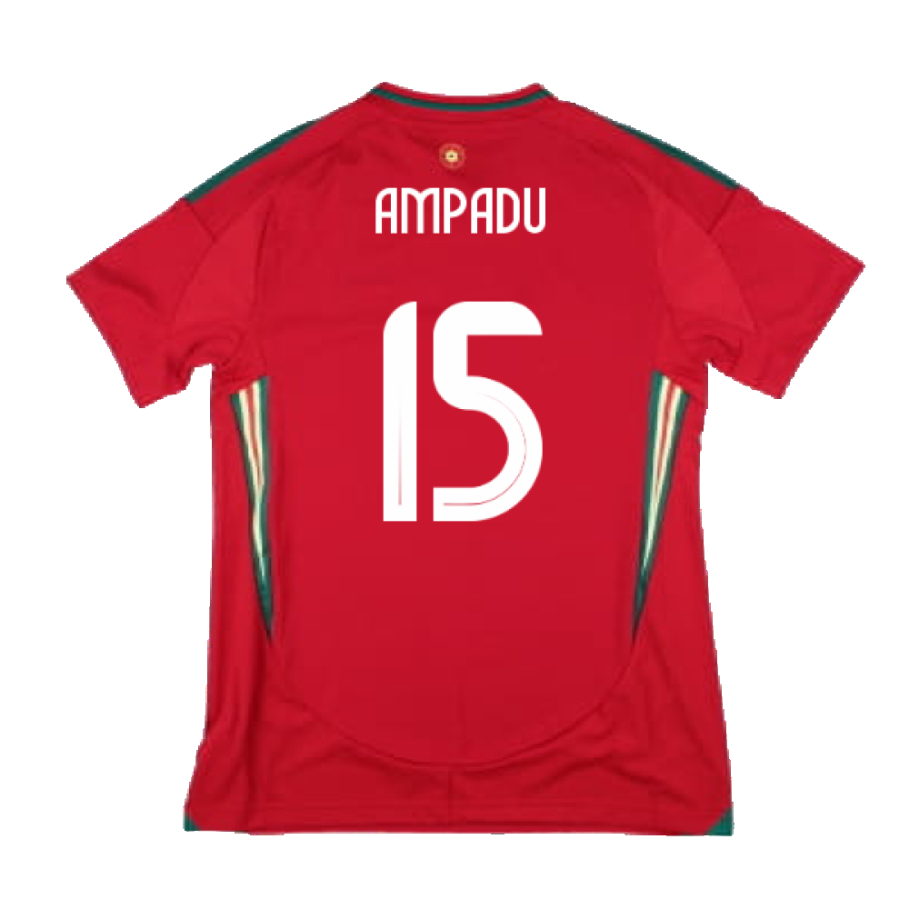 2024-2025 Wales Home Shirt (Womens) (Ampadu 15)