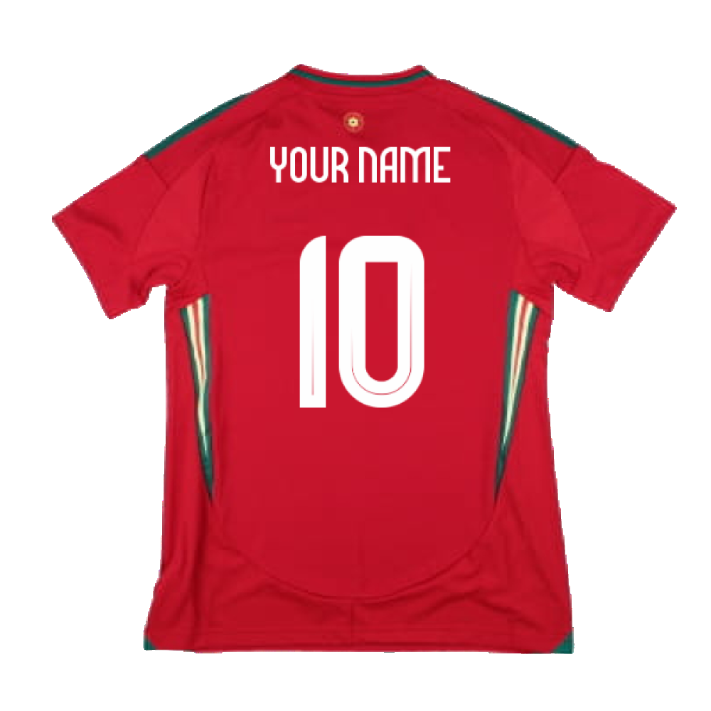 2024-2025 Wales Home Shirt (Womens) (Your Name)