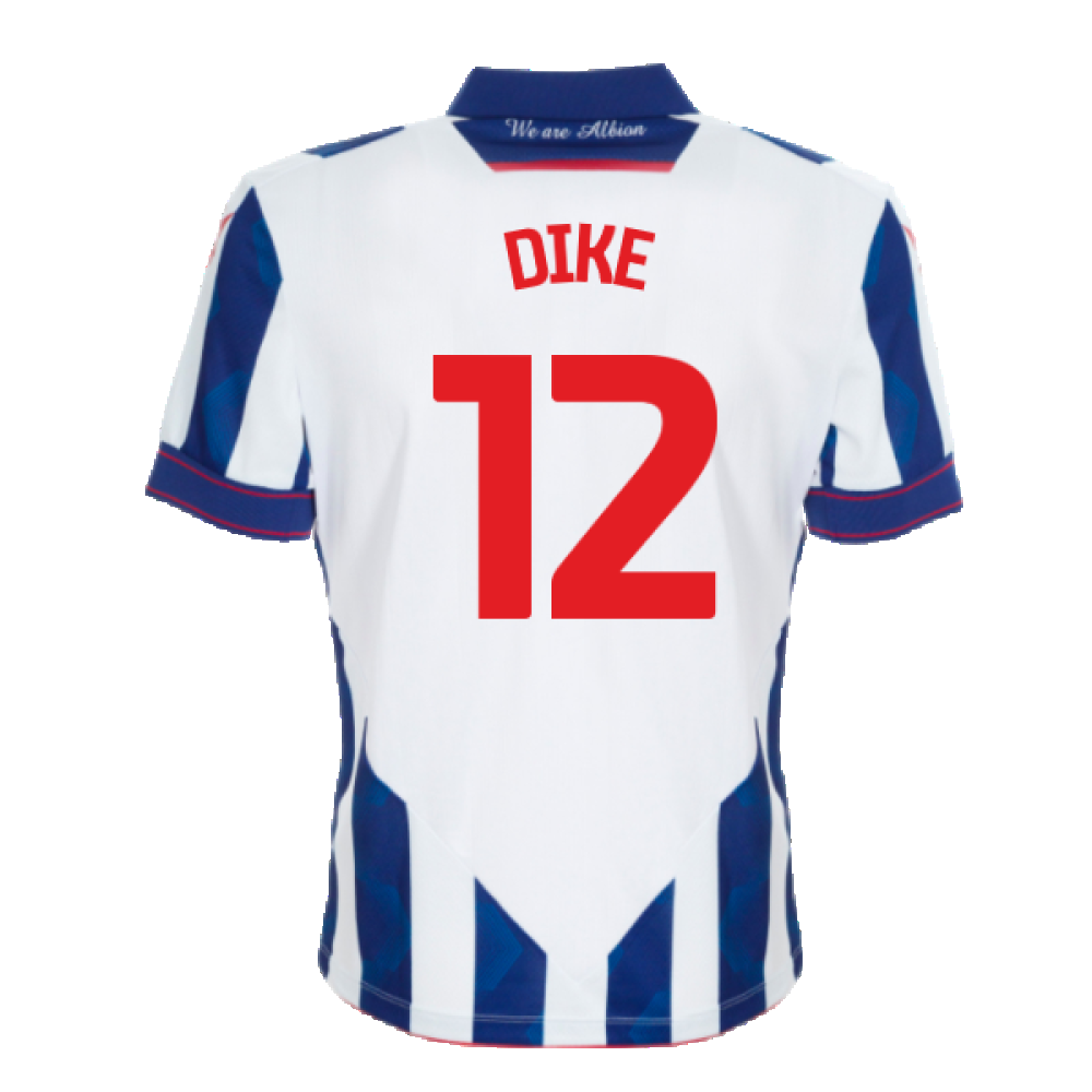 2024-2025 West Brom WBA Home Shirt (Dike 12)