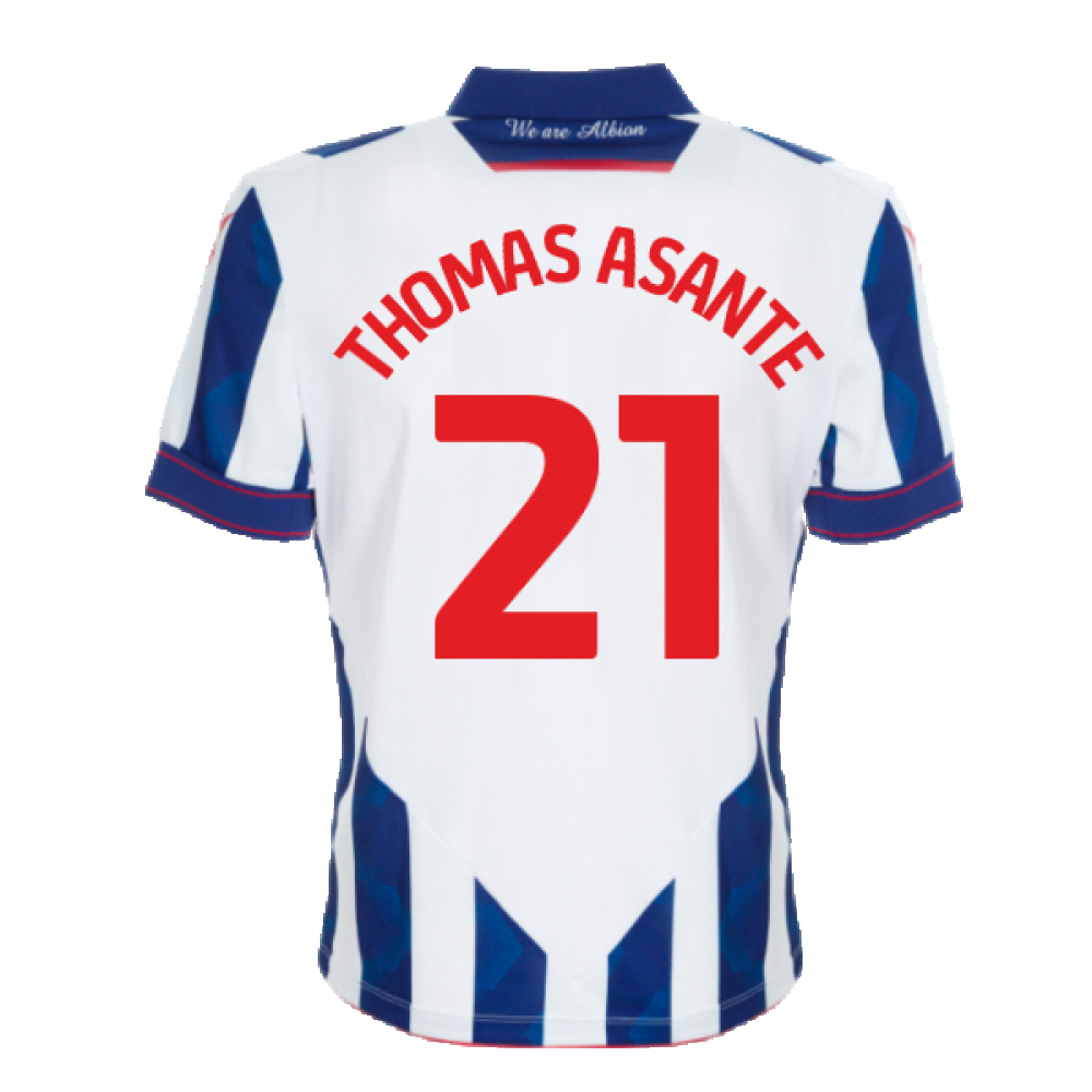 2024-2025 West Brom WBA Home Shirt (Thomas Asante 21)