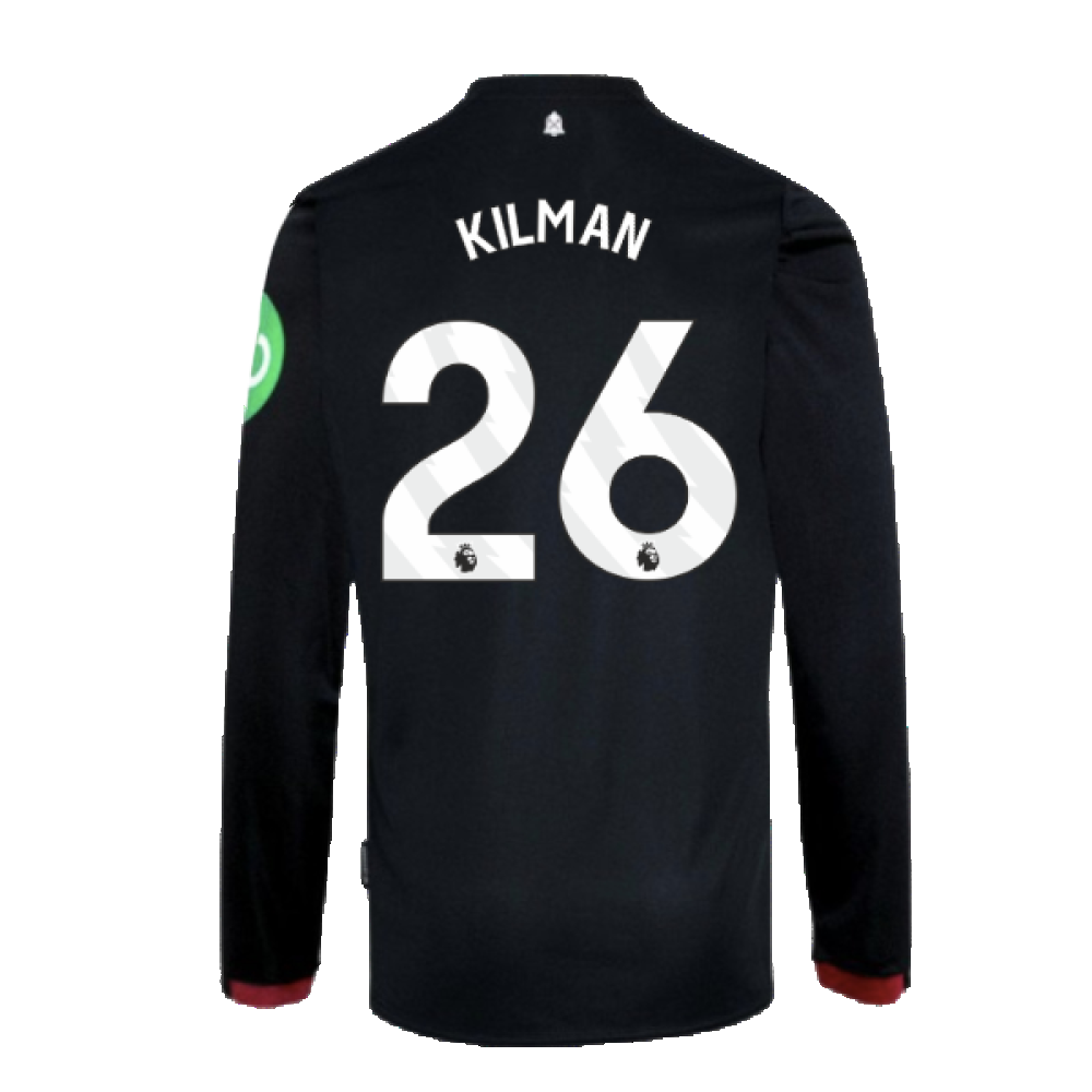 2024-2025 West Ham Long Sleeve Away Shirt (Kids) (Kilman 26)