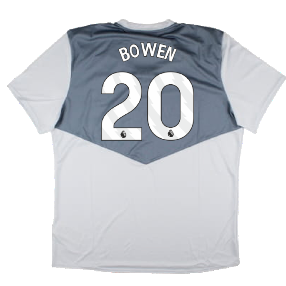 2024-2025 West Ham Training Jersey (Arctic Ice) (Bowen 20)