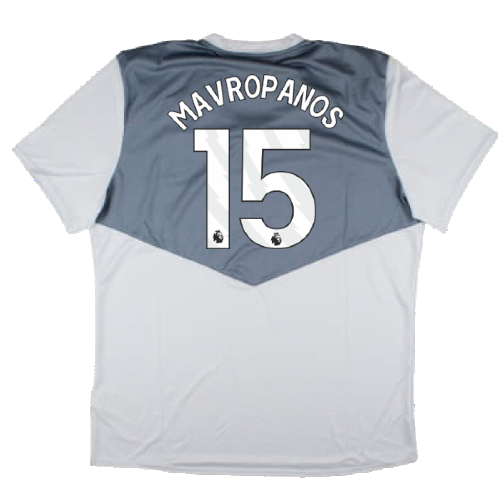 2024-2025 West Ham Training Jersey (Arctic Ice) (Mavropanos 15)