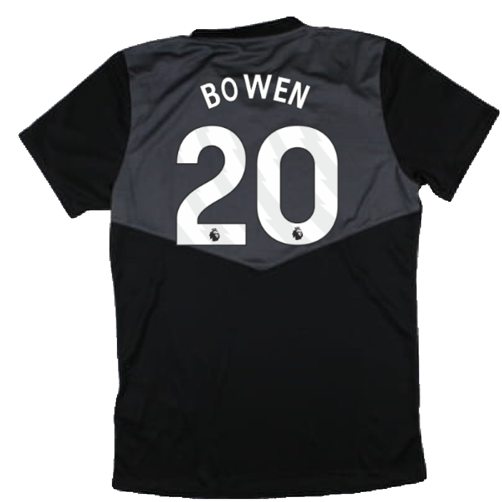 2024-2025 West Ham Training Jersey (Black) - Kids (Bowen 20)