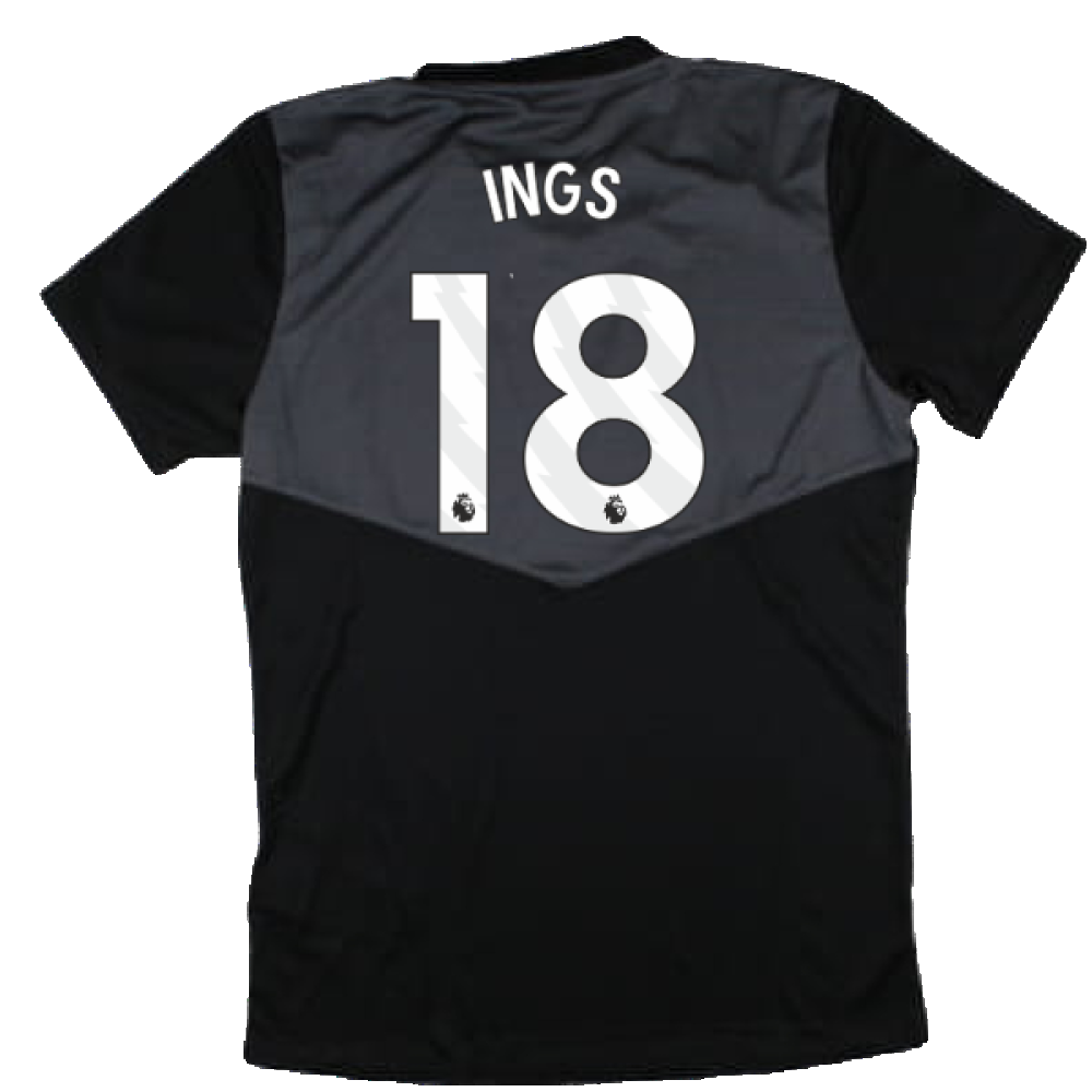 2024-2025 West Ham Training Jersey (Black) - Kids (Ings 18)