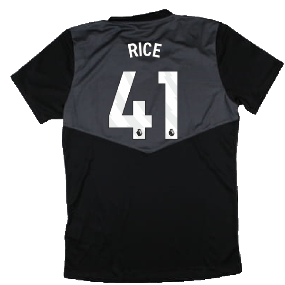 2024-2025 West Ham Training Jersey (Black) - Kids (Rice 41)