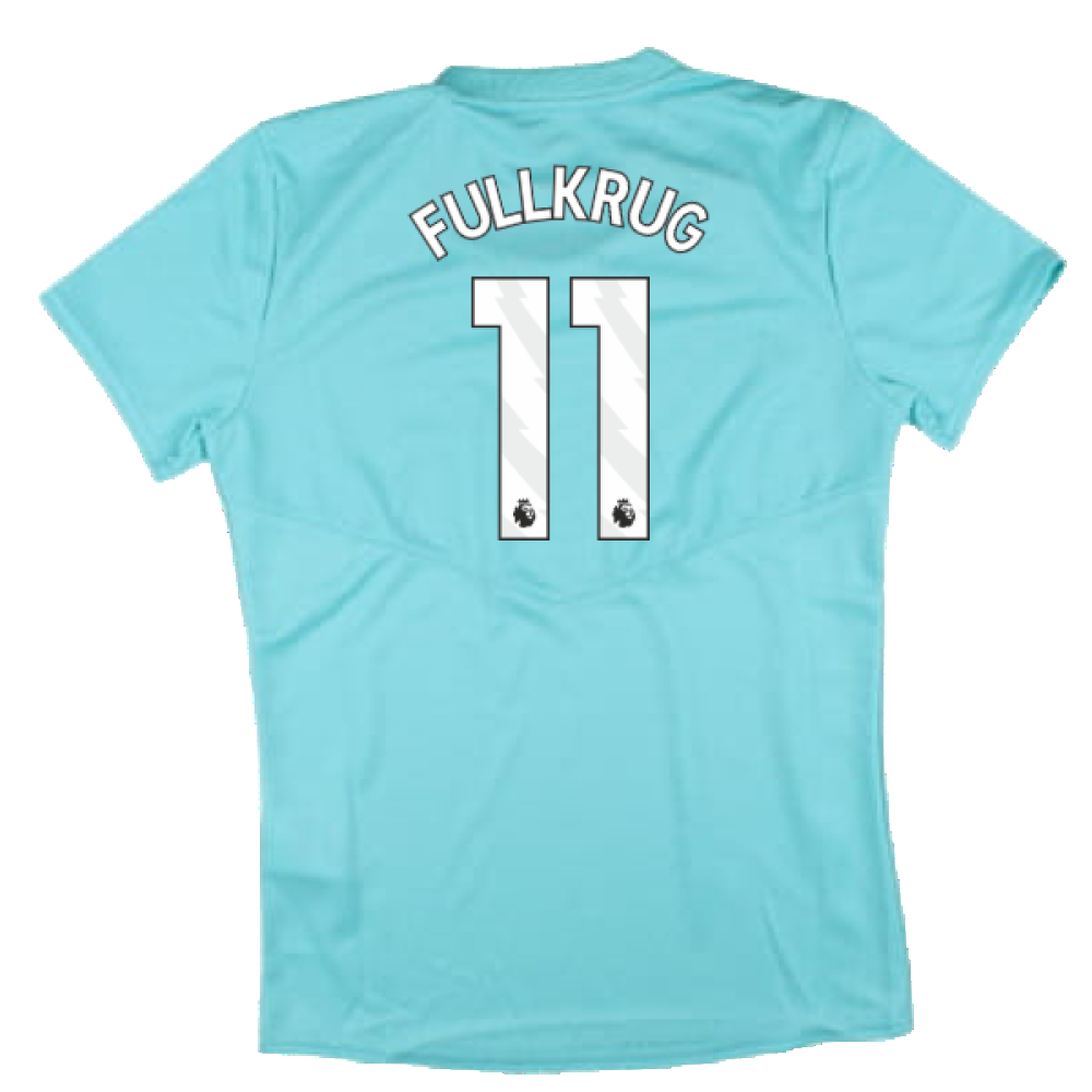 2024-2025 West Ham Training Jersey (Blue Radiance) - Kids (Fullkrug 11)