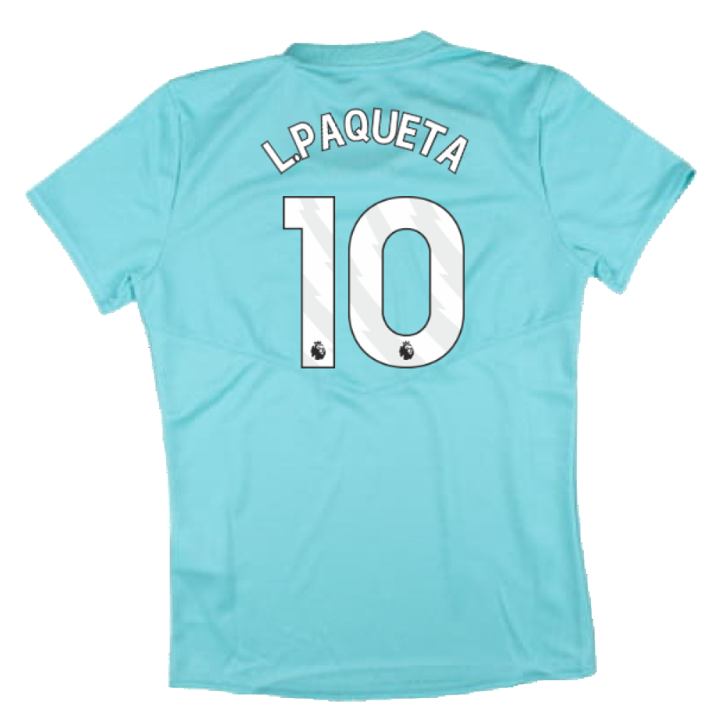 2024-2025 West Ham Training Jersey (Blue Radiance) - Kids (L.Paqueta 10)