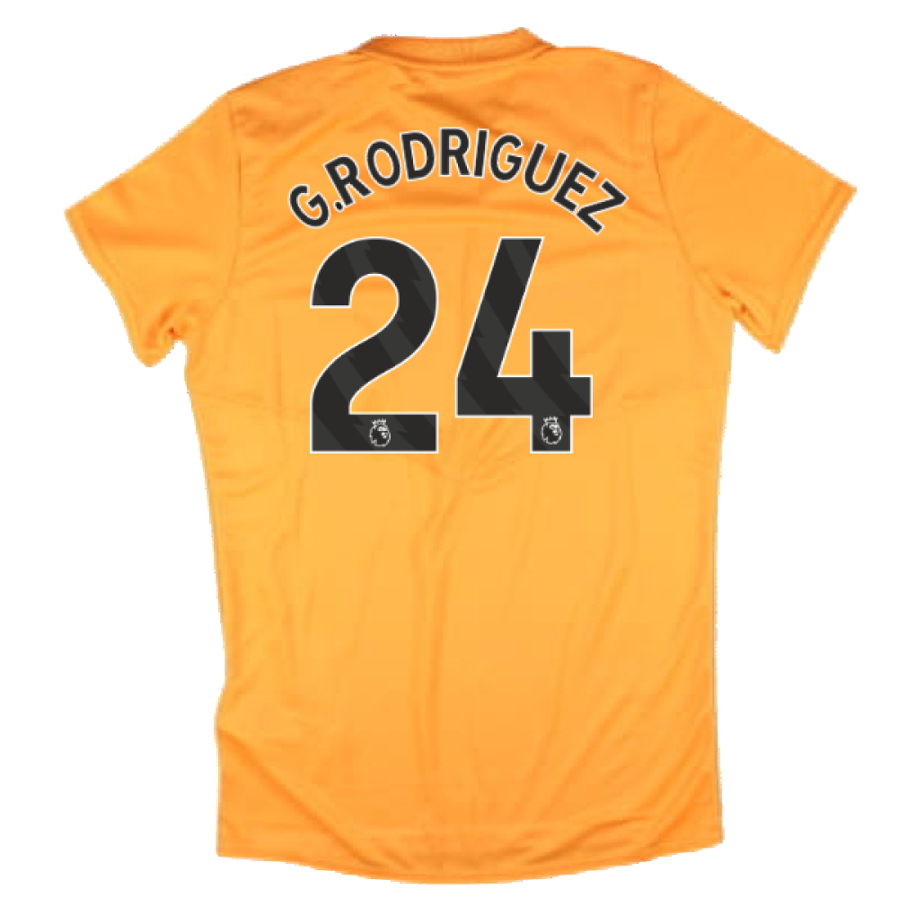 2024-2025 West Ham Training Jersey (Orange) - Kids (G.Rodriguez 24)