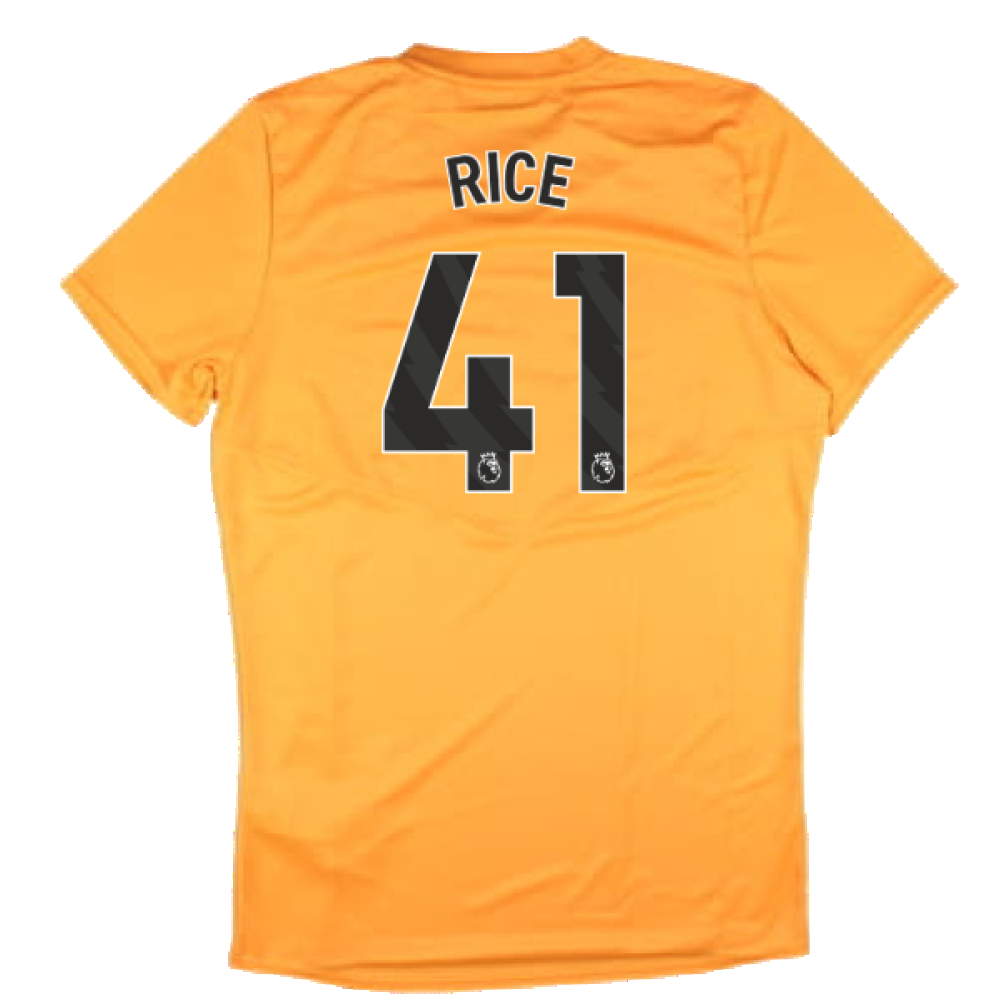 2024-2025 West Ham Training Jersey (Orange) (Rice 41)