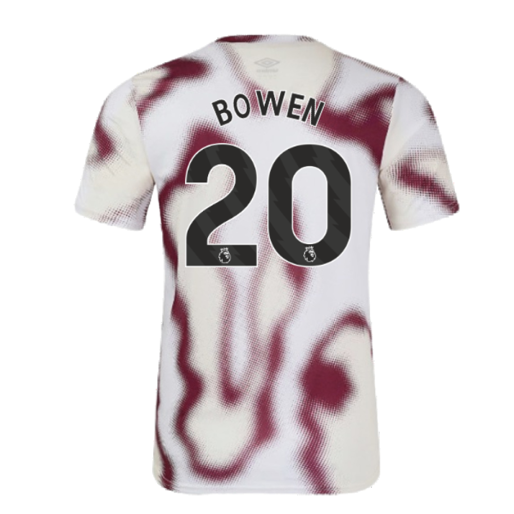 2024-2025 West Ham Warm Up Jersey (White) (Bowen 20)