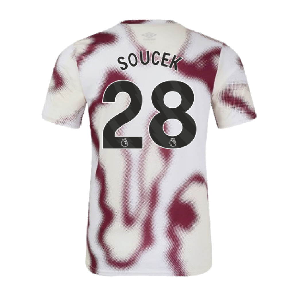 2024-2025 West Ham Warm Up Jersey (White) (Soucek 28)