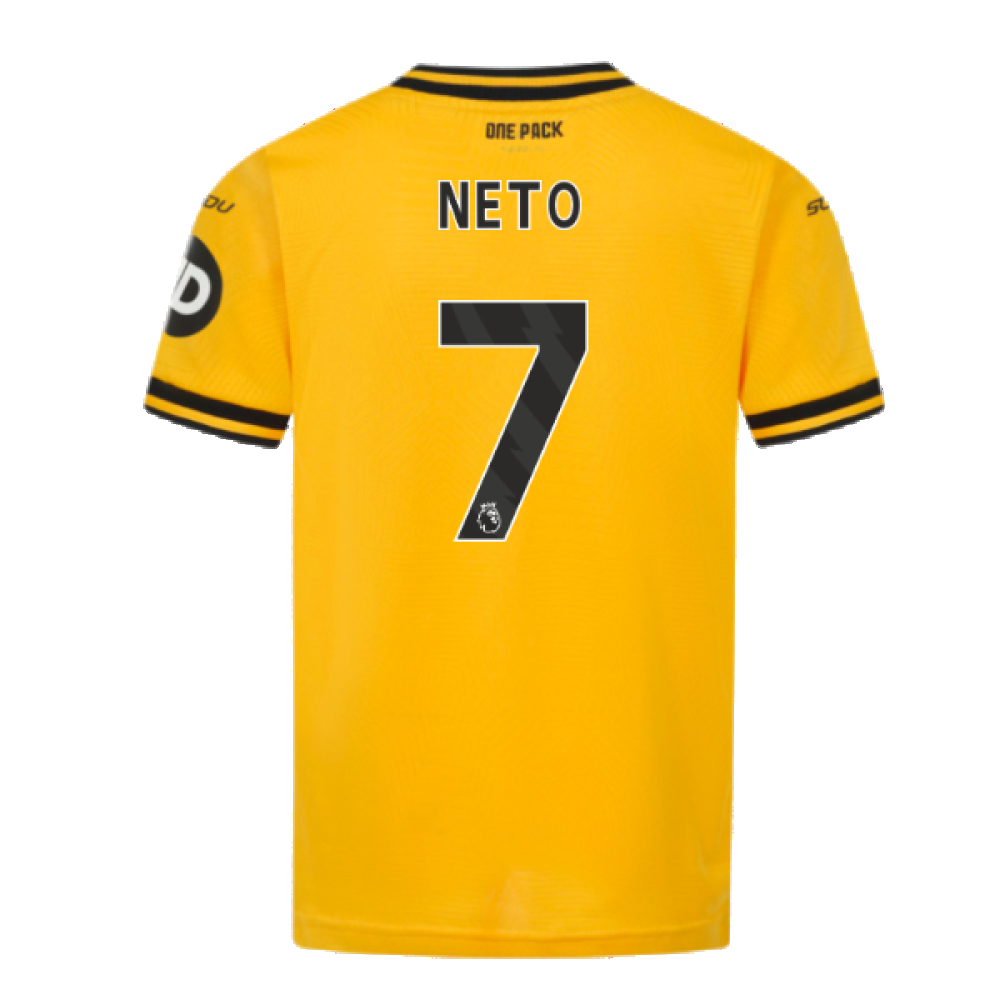 2024-2025 Wolves Home Shirt (Kids) (Neto 7)