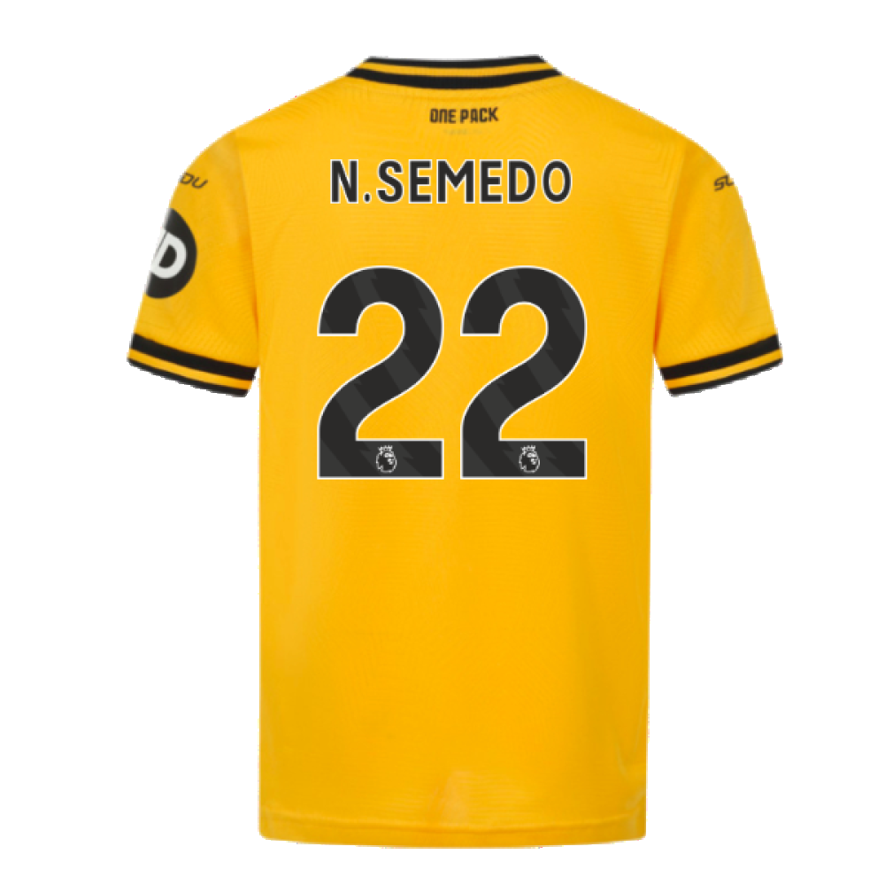 2024-2025 Wolves Home Shirt (Kids) (N.Semedo 22)