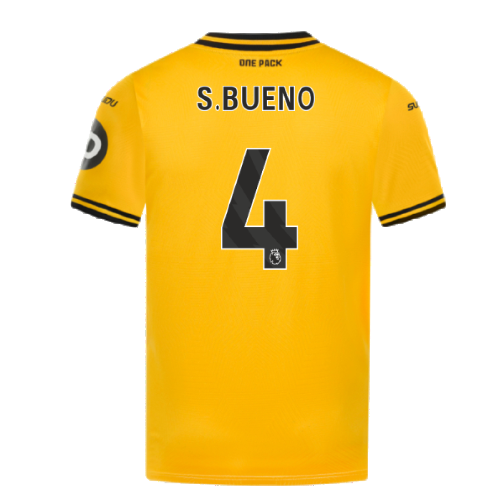 2024-2025 Wolves Home Shirt (S.Bueno 4)