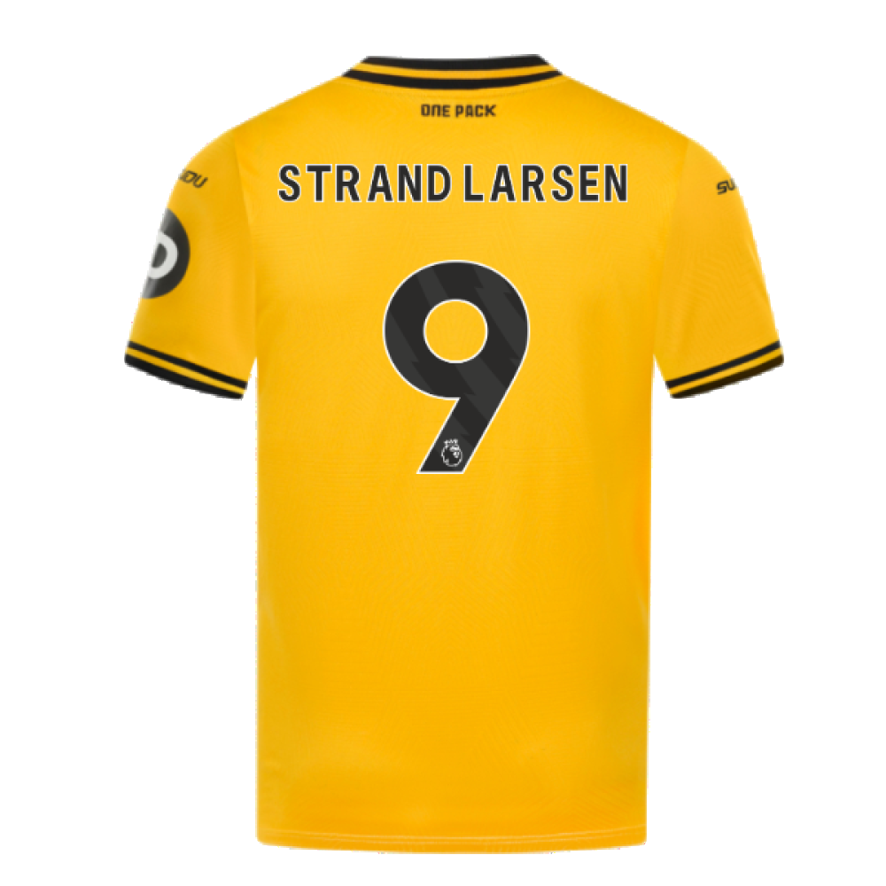 2024-2025 Wolves Home Shirt (Strand Larsen 9)