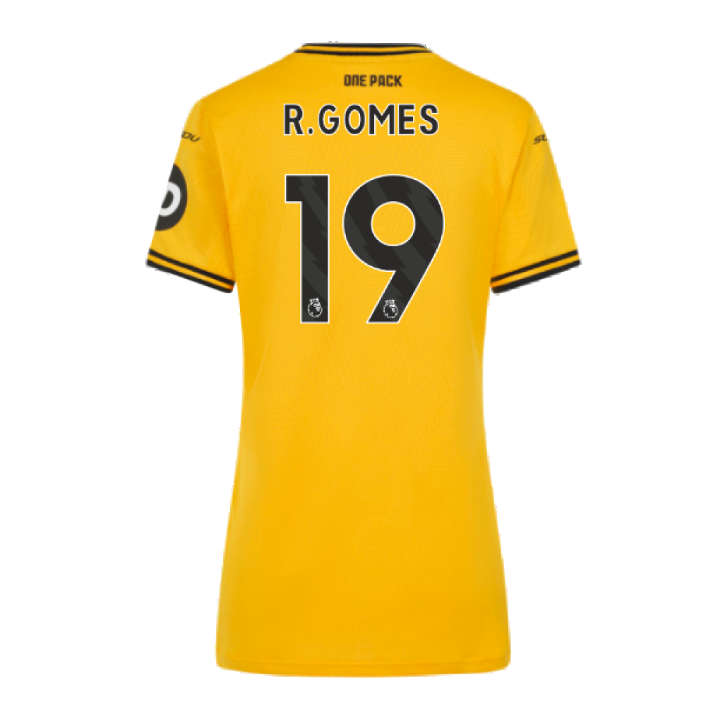 2024-2025 Wolves Home Shirt (Womens) (R.Gomes 19)