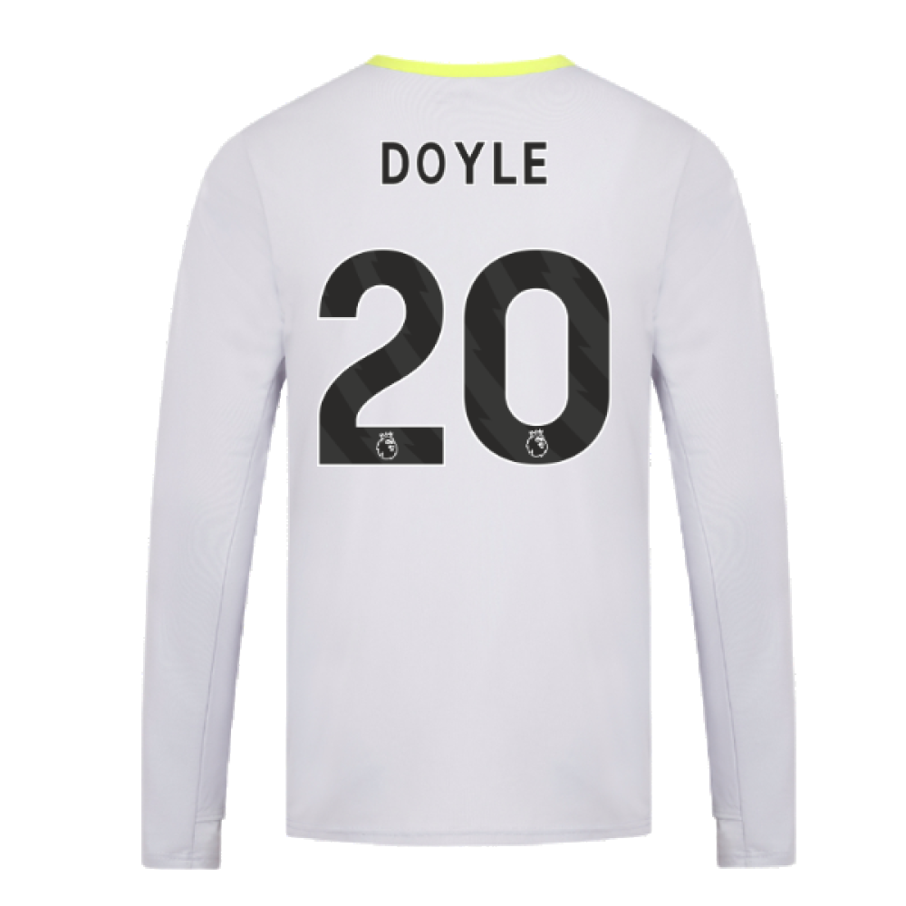 2024-2025 Wolves Players Training Long Sleeved Tee (Grey) (Doyle 20)