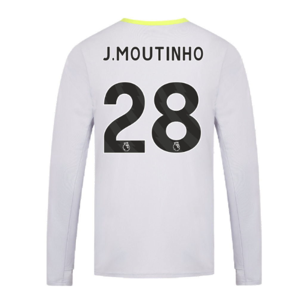 2024-2025 Wolves Players Training Long Sleeved Tee (Grey) (J.Moutinho 28)