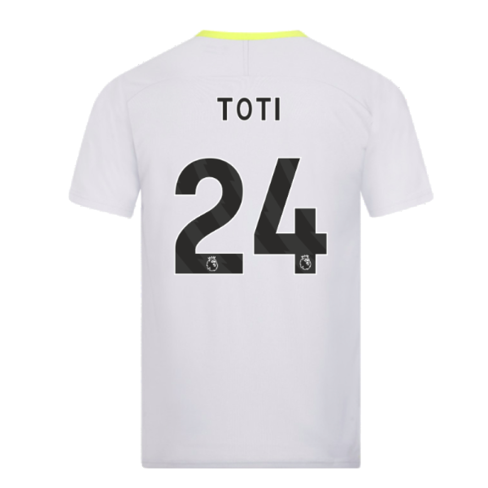 2024-2025 Wolves Players Training Shirt (Grey) (Toti 24)