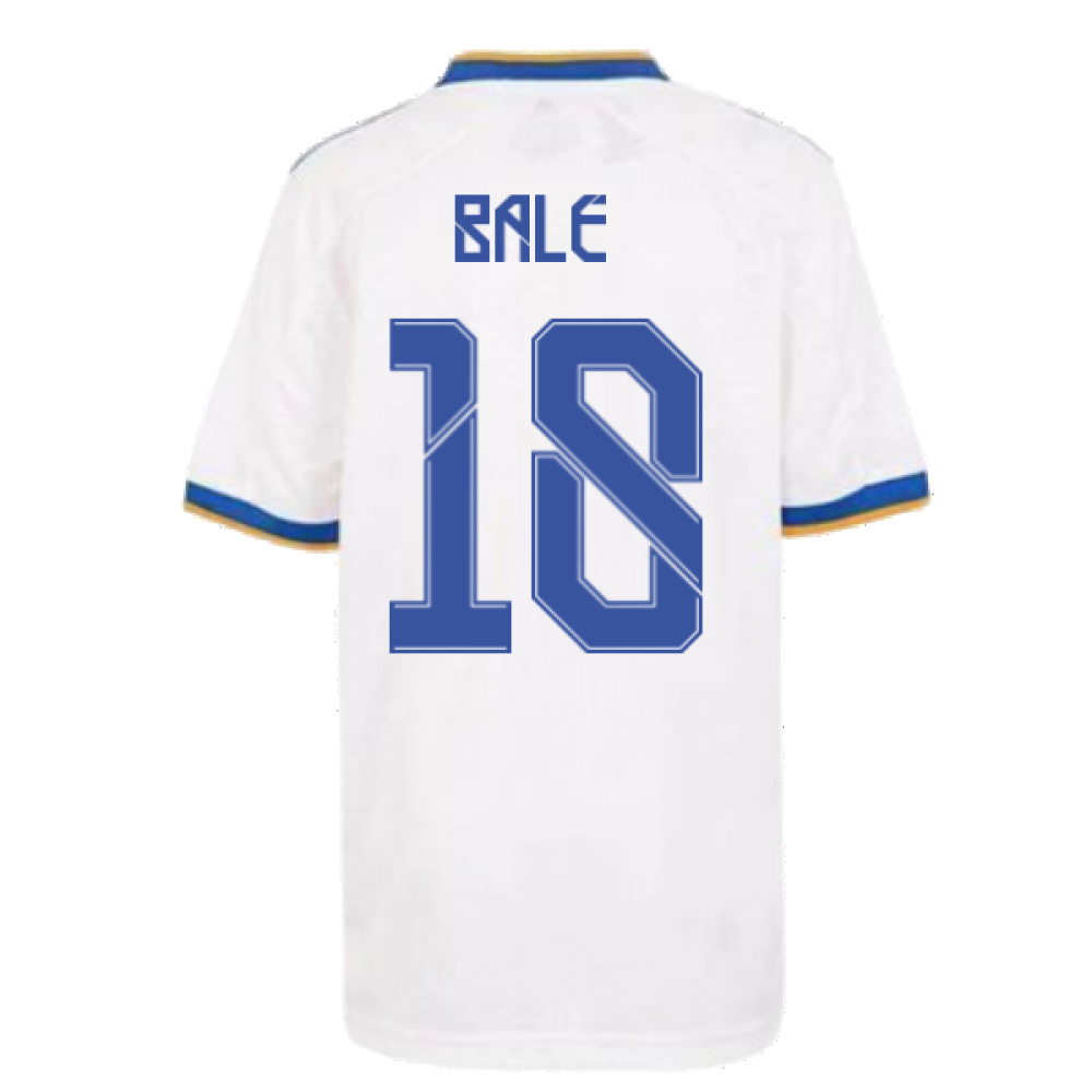 Real Madrid 2021-2022 Home Shirt (Kids) (BALE 18)