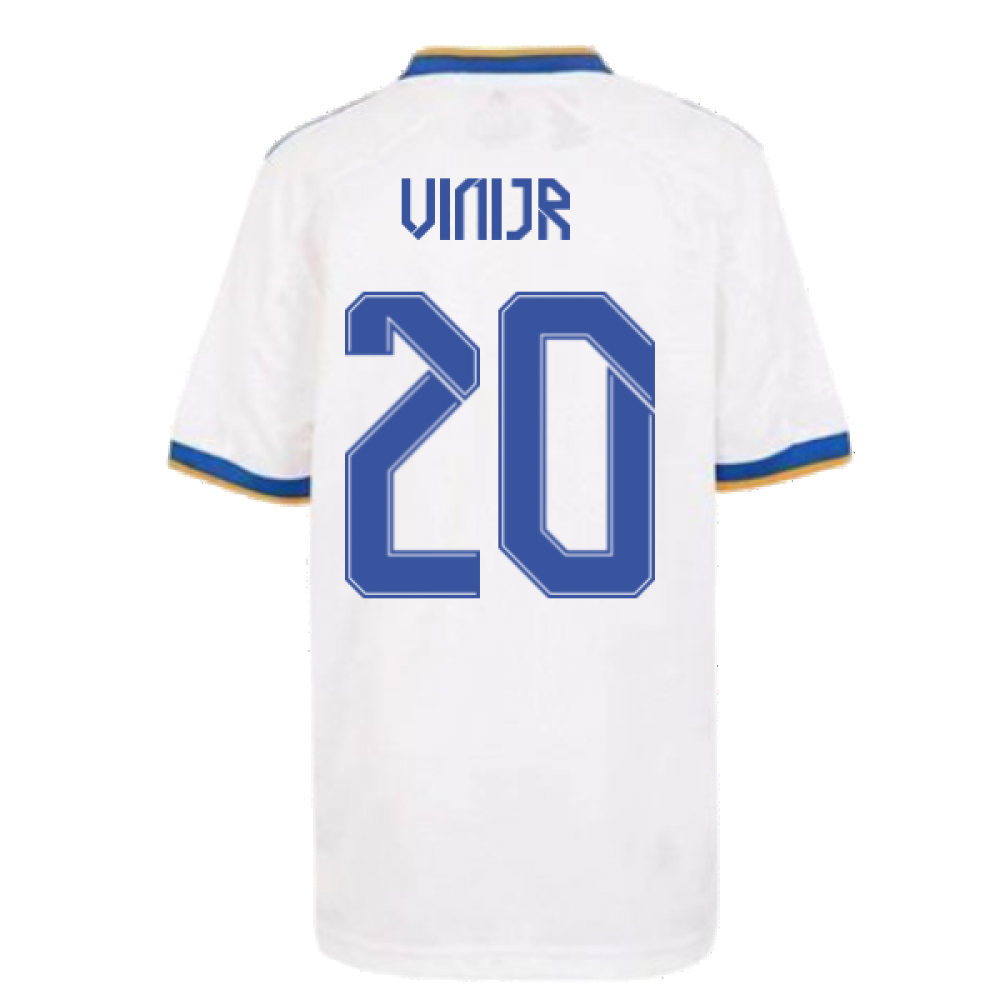 Real Madrid 2021-2022 Home Shirt (Kids) (VINI JR 20)