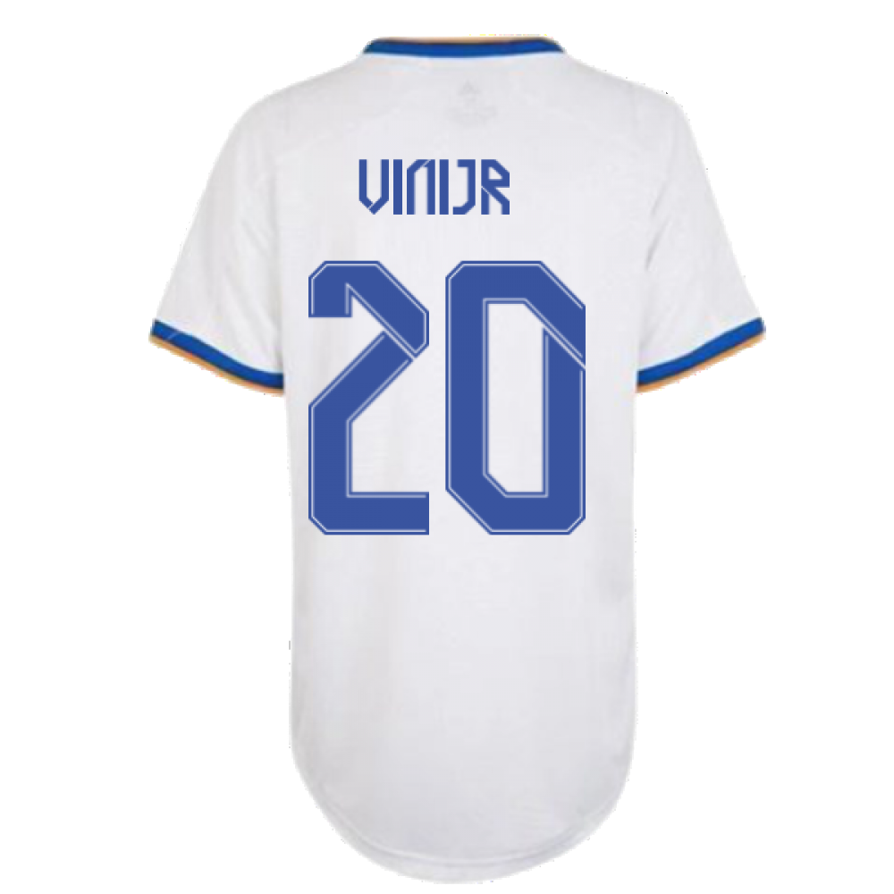 Real Madrid 2021-2022 Womens Home Shirt (VINI JR 20)