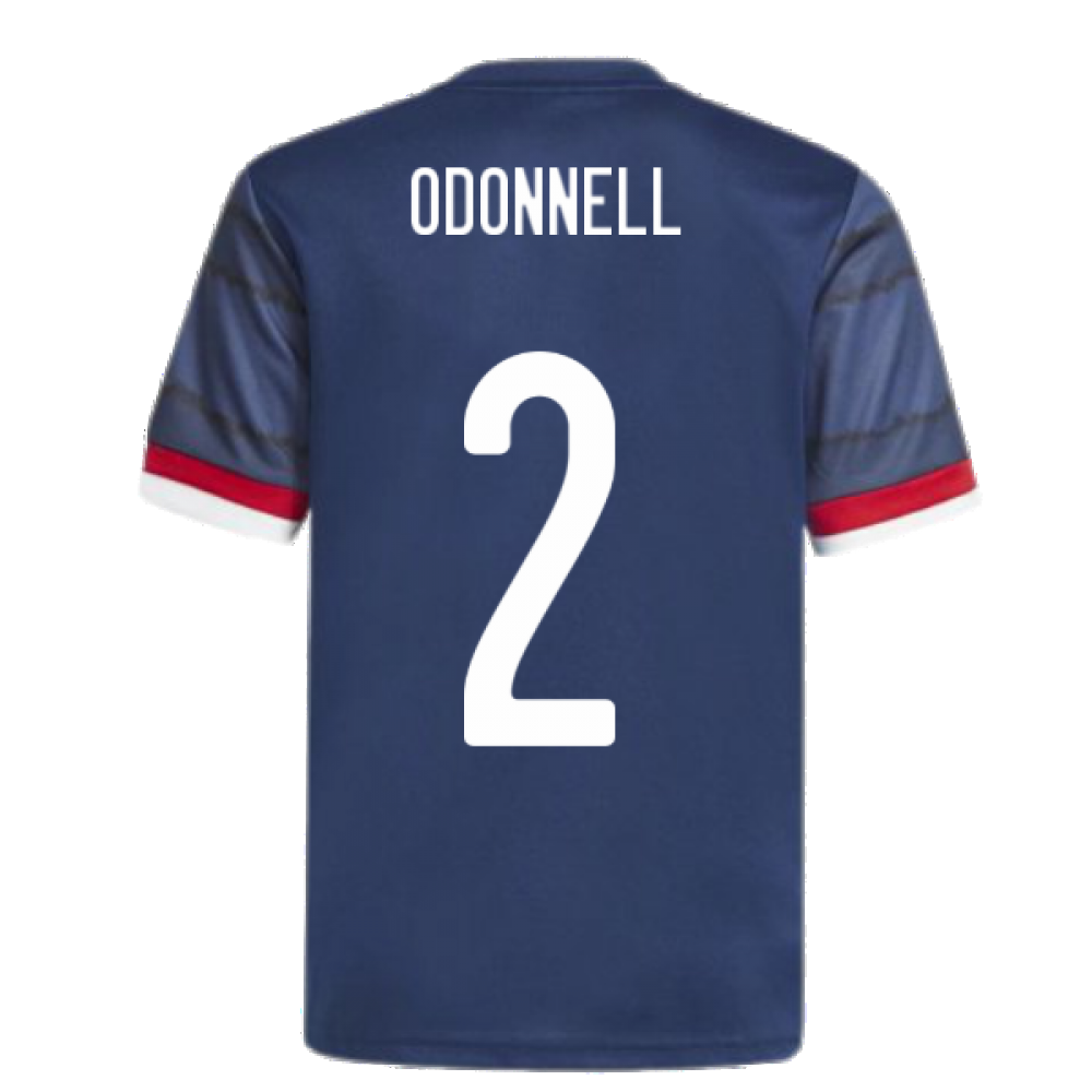 2020-2021 Scotland Home Adidas Football Shirt (O DONNELL 2)