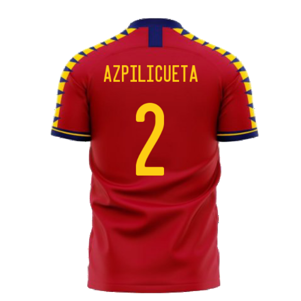 Spain 2024-2025 Home Concept Football Kit (Libero) (AZPILICUETA 2)